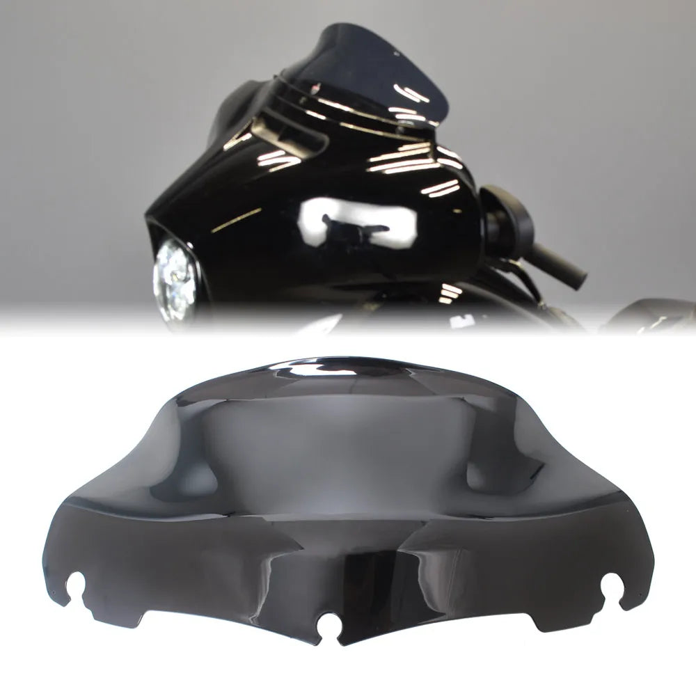 9" Motorcycle Accessories Wave Windshield Windscreen Wind Deflector For Harley Touring Tri/Electra/Street Glide FLHX/I 2014-UP