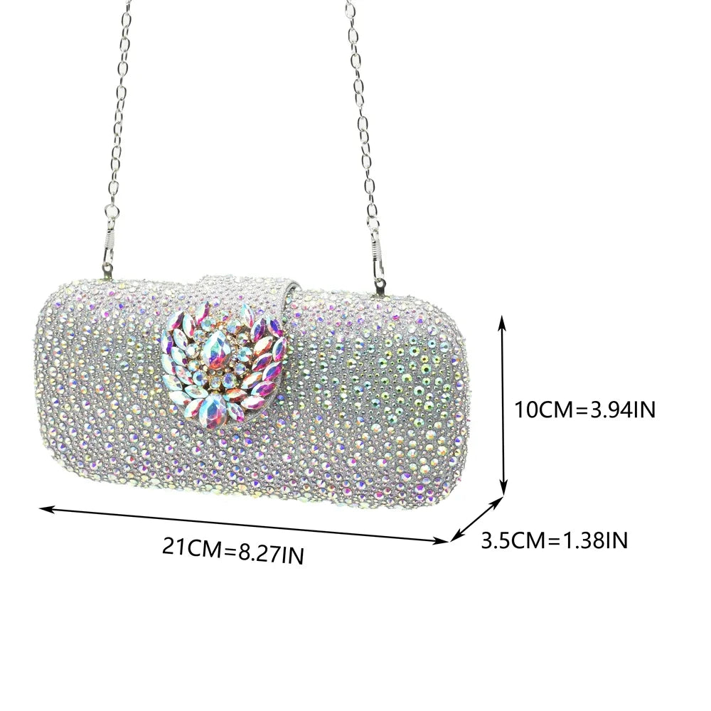 New Italian Shoes and Bags Matching Set 2025 Luxury Designer Pumps Women Full Rhinestone Designer Shoe and Bag Sets From Italy