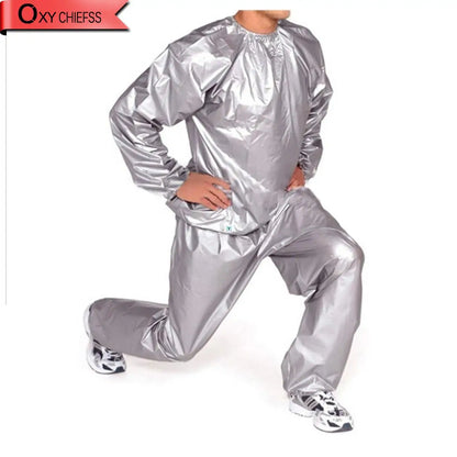 Heavy Duty Weight Loss Sweat Sauna Suit, Exercise Gym, Anti-Rip, Body Building, Fitness Clothes, Keep Slimming, Workout