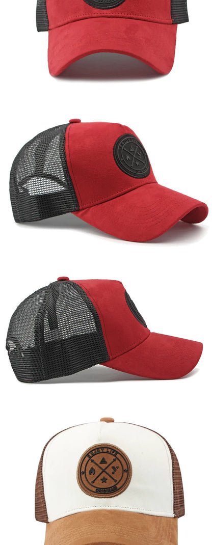 Korean Version Baseball Cap Mesh Hat Men Women Summer Spring Outdoor Sunscreen Sun Hat Casual Versatile Women Sport Cap