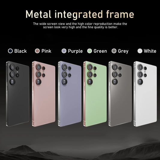 FUFFI Global Vision S26 Pro Smartphone Android 8GB RAM 512GB ROM 6.8 Inch Phone 1920x1080HD 24MP+48MP 5G Network Mobile Phones