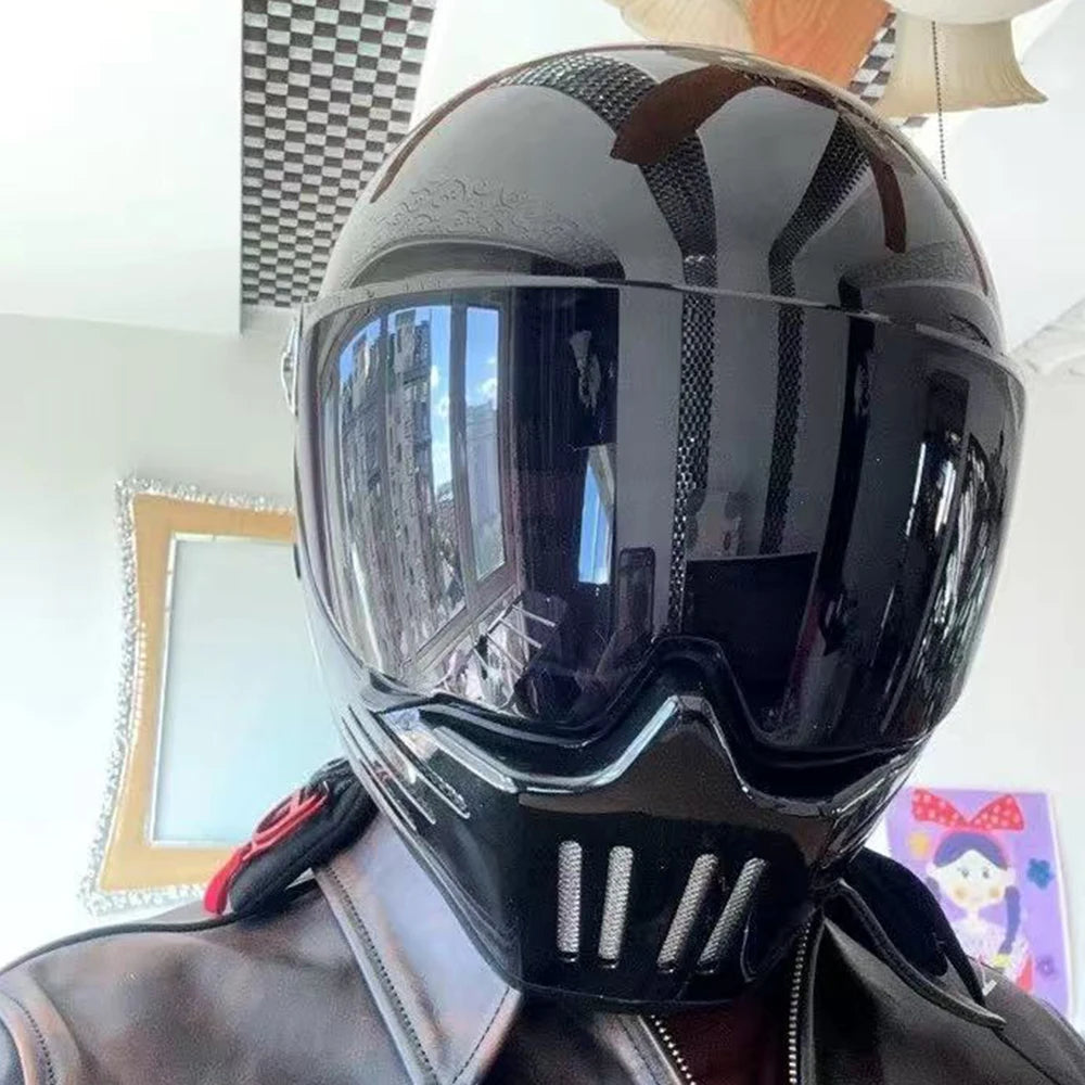 Motorcycle Helmet Full Face Helmet ECE DOT Approved Moto Cascos Motorcyclist Capacete Four Seasons Riding Racing Cycling Helmet