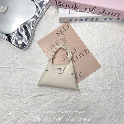 Mini Bag Pendant Small Keychain Case Bag Hanging Accessory Cute Earphone Storage Bag Pendant Keychain Bag Pendant Decoration