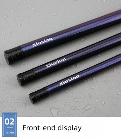 2.1-6.3-meter Lightweight Hard Tuned Carbon Fiber Fishing Rod Strength Fishing Rod Outdoor Fishing Equipment Travel Equipment