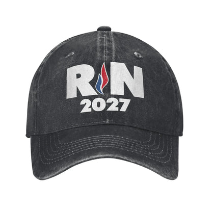 Summer RN 2027 National Gathering Baseball Cap Sun National Rassemblement Sunscreen Washed Trucker Hat Unisex Baseball Caps