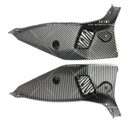 Suitable for carbon fiber Kawasaki Z900 2020-2023 motorcycle key switch cover link plate inner lining plate fairing housing