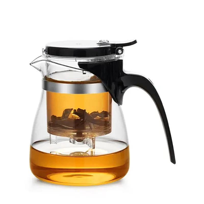 SAMADOYO elegant cup insulation separation bubble teapot heat-resistant glass teapot simple filter tea cup