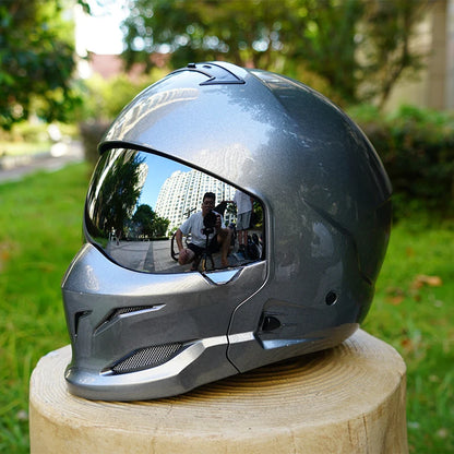 Scorpion Retro Motorcycle Helmet Removable Front Module Transparent Lens M L XL XXL Sizes Available for Motorbike Safety Gear