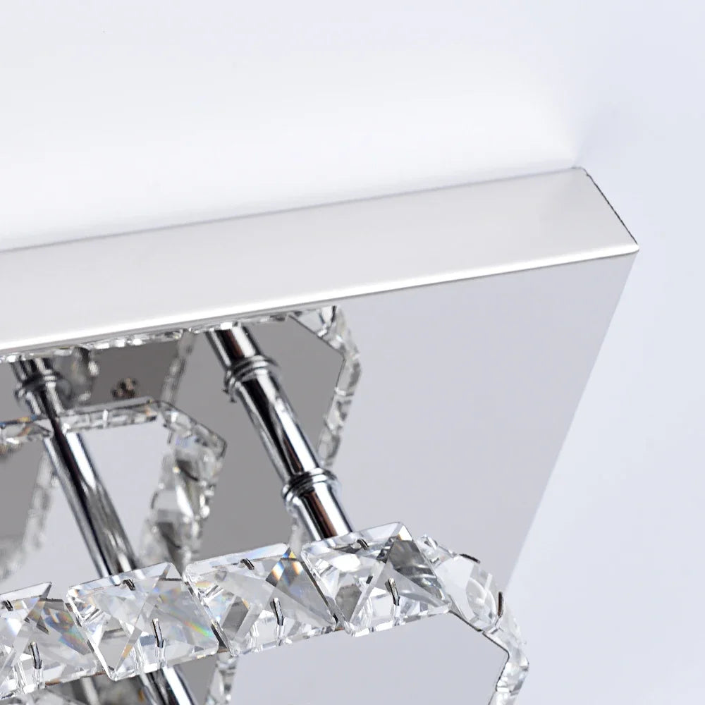Crystal Ceiling Light Modern Crystal Led Chandelier Luxury Pendant Lighting  Home Decor Lamp Living Room Indoor Fixture Bedroom