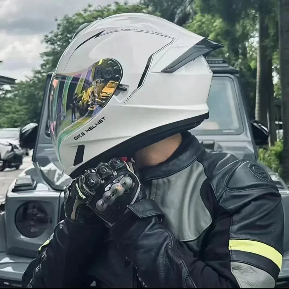 New Spider Motorcycle Helmet Full Face  Long Visor Racing Off-Road Helmet Double Lens Cascos Para Moto Capacete DOT Casco Moto