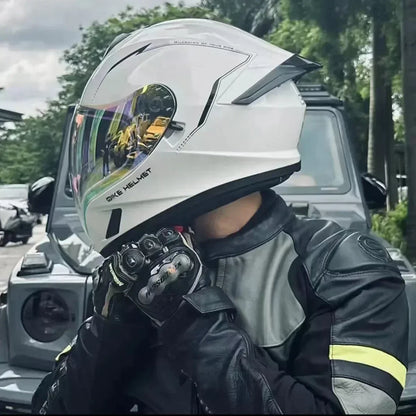 New Spider Motorcycle Helmet Full Face  Long Visor Racing Off-Road Helmet Double Lens Cascos Para Moto Capacete DOT Casco Moto