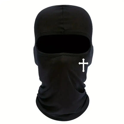 Christian Balaclava Cross Ski Mask Full Face Mask Cover Faith Shiesty Jesus Face Cover Breathable Men Women Sports Motorcycling