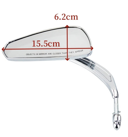 Motorcycles Rear Side Mirrors Rear view For Harley Honda Road King Touring Sportster Fat Boy Softail Bobber Chopper Street Glide