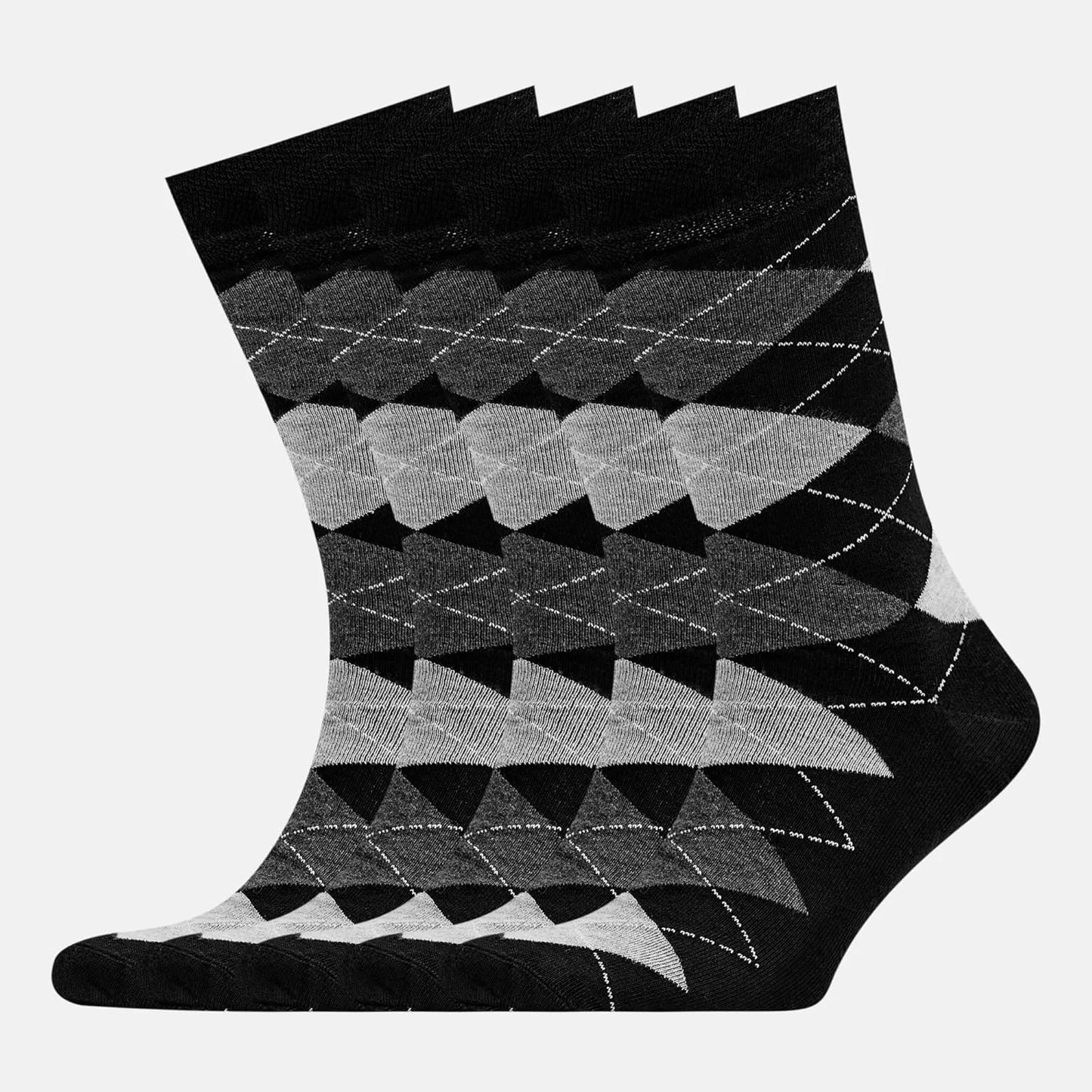 3pair Sock Leisure Athletic Sports Crew Dress Men Solid Color Striped plus-size Business Stockings mid-calf Autumn Winter B8W119
