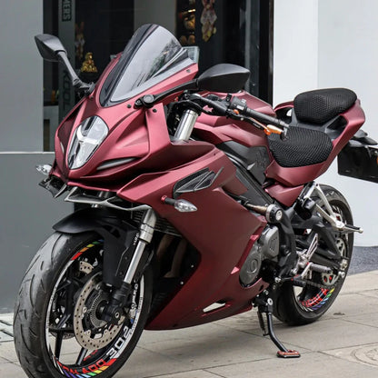 Red Series Wrap Vinyl Car Wrapping Film Bubble-free Vehicle Decoration PET Waterproof External Car Stickers Carbon Fiber Glossy