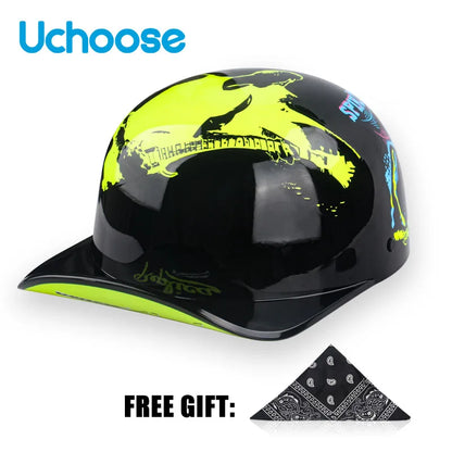 2023 NEW Gourd Baseball Cap Special Motorcycle Off-road Vehicle Battery Car Helmet Suitable For Men And Women Handsome Novel