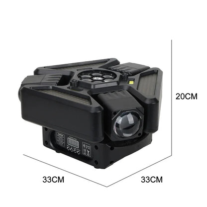 150W Moving Head Disco Lights for Parties Beam Strobe Light DJ Equipment RG Laser DMX/Remote Control/Auto Stage Effect DJ Set