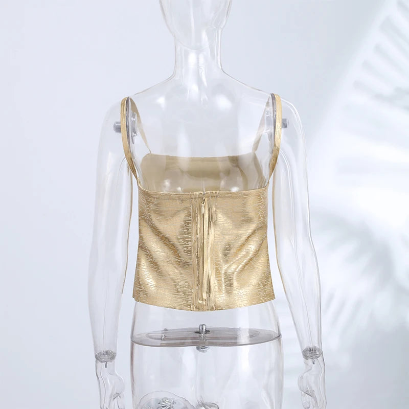 Sexy Solid Knit Women Top Stripe Sleeveless Slash Neck Pleated Female Crop Tops 2026 Spring Summer All-match Lady Knitwear