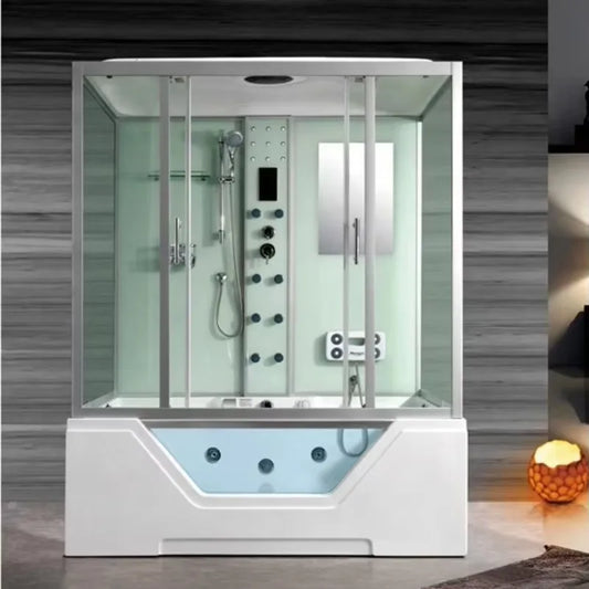Customization Bathroom Corner Massage Steam Shower Cabin Sauna Combos Shower Cabin with Bathtub Bath Tub