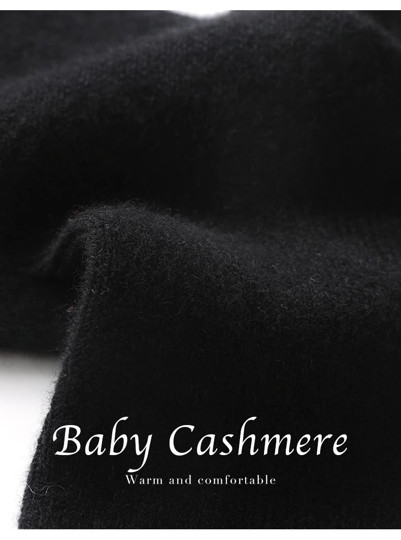 100% Cashmere Socks Women's Knitted Long Tube Socks High Elasticity Warm Straight Tube Socks Autumn Winter Mid Tube Sock