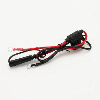 12V Charger Cable 16AWG Ring Terminal SAE to O Ring Connecters Extension Cord Cable Connector for Battery Charger/Maintainer