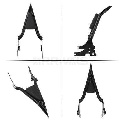 Motorcycle Rear Passenger Sissy Bar Backrest with Cushion Pad Detachable For Harley Sportster XL 1200 883 72 48 Iron 2004-2022