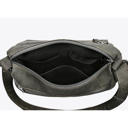 Fashion Women's Canvas Crossbody Bag Luxury Designer Tote Shoulder Bags for Ladie Old Money Messenger Handbags