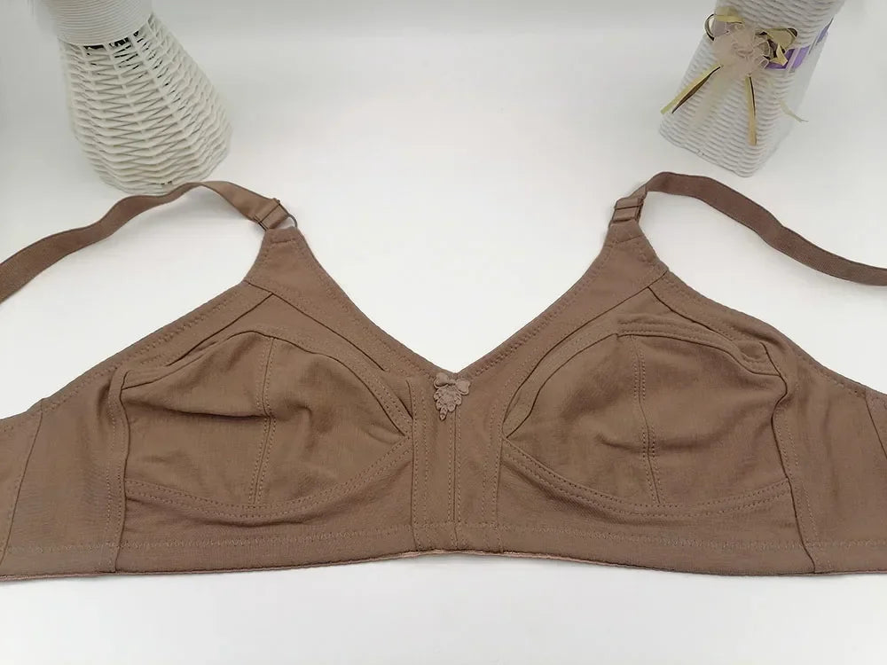 TOP Push Up Bra Plus Size Bras for Women Full Coverage D E F Cup Seamless Underwear Cotton Bh 115E 110E 105E 100E 95E 90E85E C02