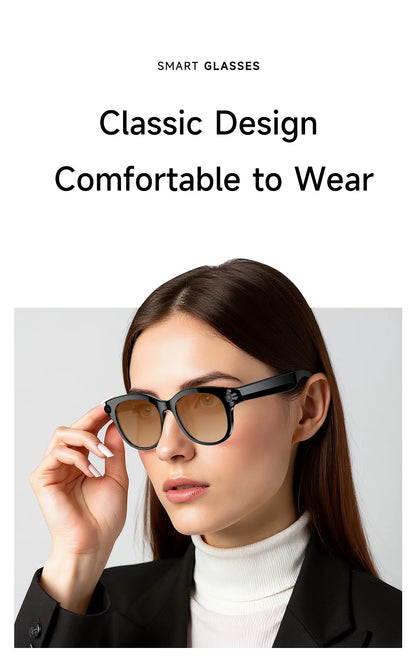 2026 New Smart Glasses Listening To Music Open Listening AI Translation AI Voice Assistant AI Image Recognition Smart Glasses