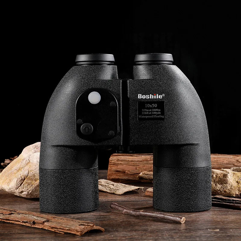 Nautical Binoculars Boshile 10x50 Rangefinder Compass Telescope High Powered Nitrogen Waterproof Coordinates Distance