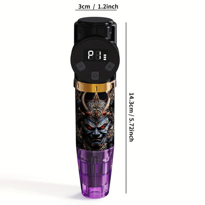 Valentine's Day Gift Wireless Tattoo Pen Set, 1500mAh Battery USB Charging, 20 Needles, 11-color Tattoo Ink And 20 Tattoo Cups,