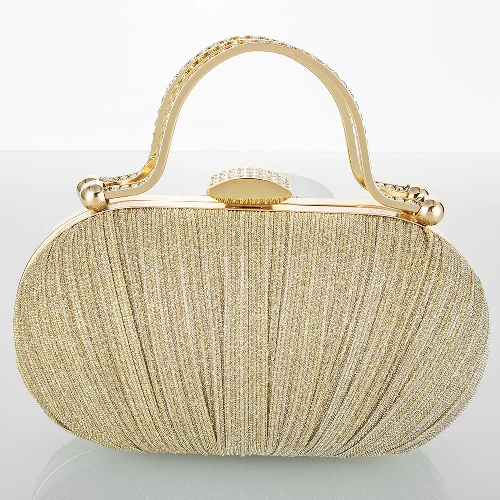 Fashion Evening Bags Luxury Women Clutch Bag With Rhinestone Exquisite Design For Women Party Wedding Shoulder Bag Handbag