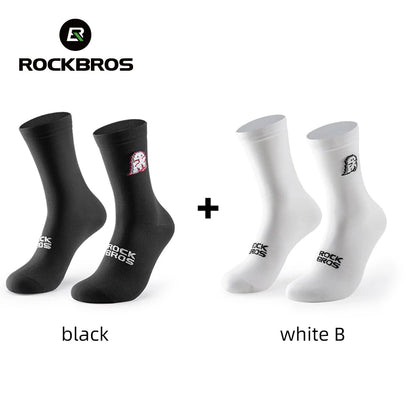 ROCKBROS Cycling Socks Breathable nylon Non-damp Socks Skin-friendly Bike Sport Socks Outdoor Moisture-absorbing Socks