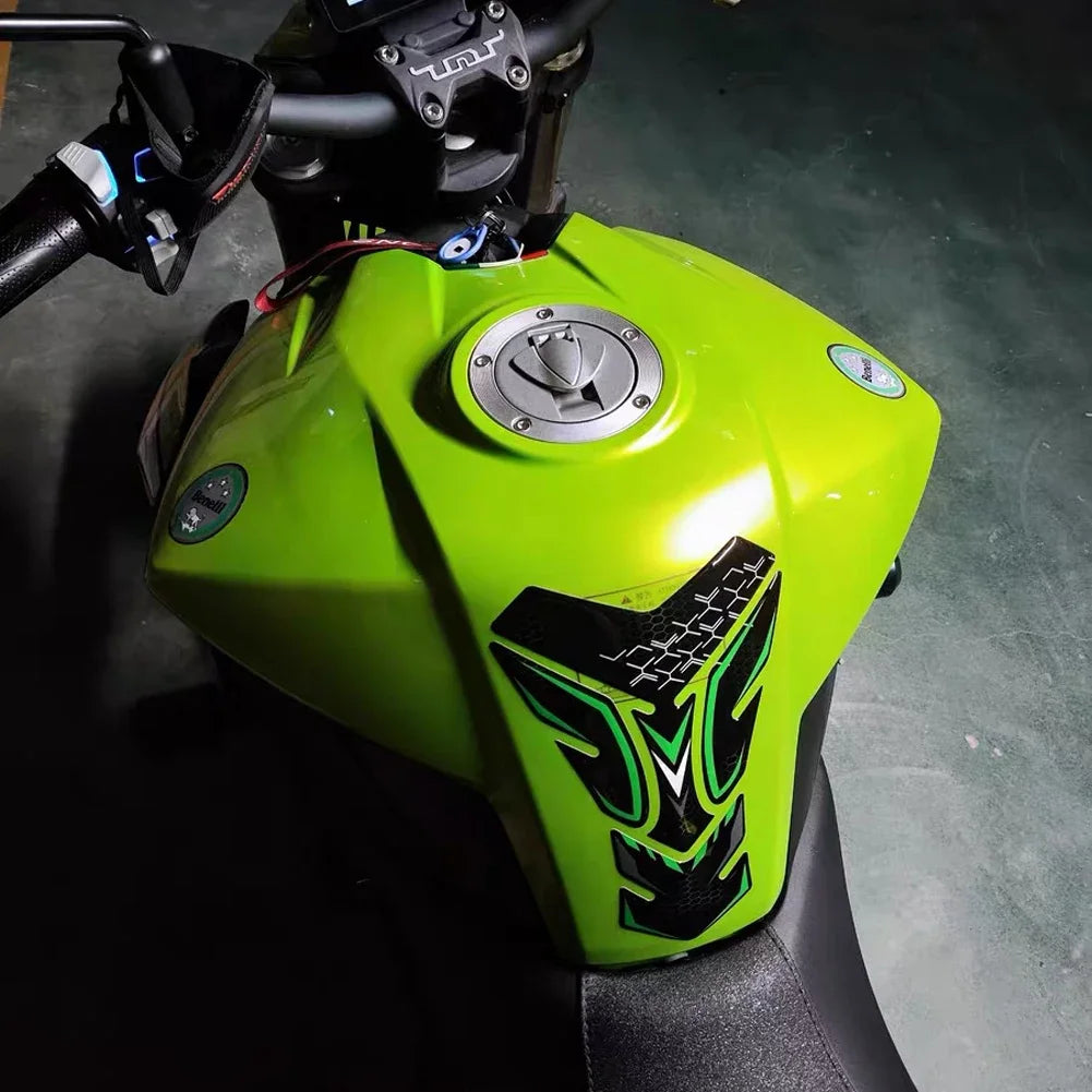 3D Motorcycle Tank Pad Protector Stickers Decal Accessories For Kawasaki Ninja400 Z900 Z1000 zx10r er6n Versys 650 Accessories