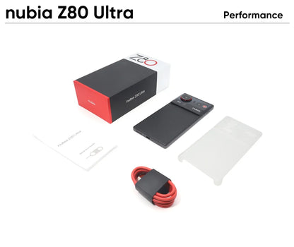 nubia Z80 Ultra 5g Smartphone Global Version Snapdragon 8 Elite Gen 5 6.85'' 144Hz Oled Display 7200Mah 90W Fast Charging 64Mp