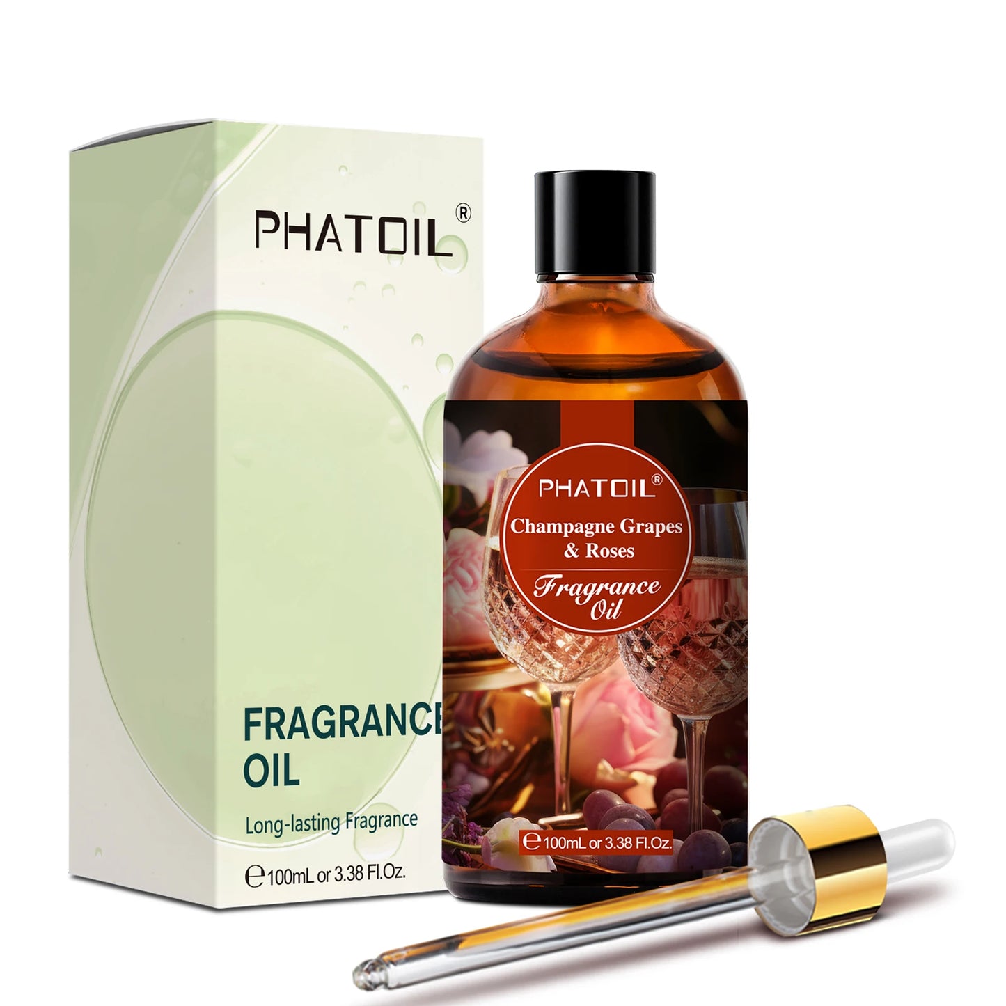 PHATOIL 100ML with Dropper Fragrance Oil For Diffuser Fruit Carnival Almond Vanilla Golden Vintage No.1 Lucifer's Letter Oils