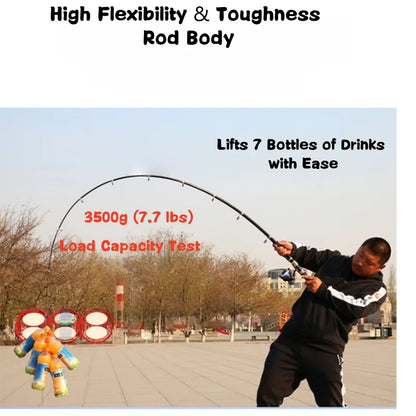 1.0-2.3M Ultra Short Small Sea Fishing Rod with Fishing Wheel Telescopic Ultra Short Cross Sectional Fiberglass Rod Set