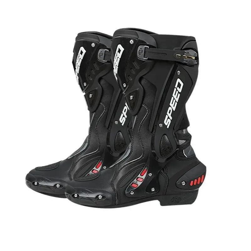 HOT  Men's Motorcycle Racing Waterproof Motorcycle Off-road Racing Rally Boots Four Seasons Anti-collision Protection Rider