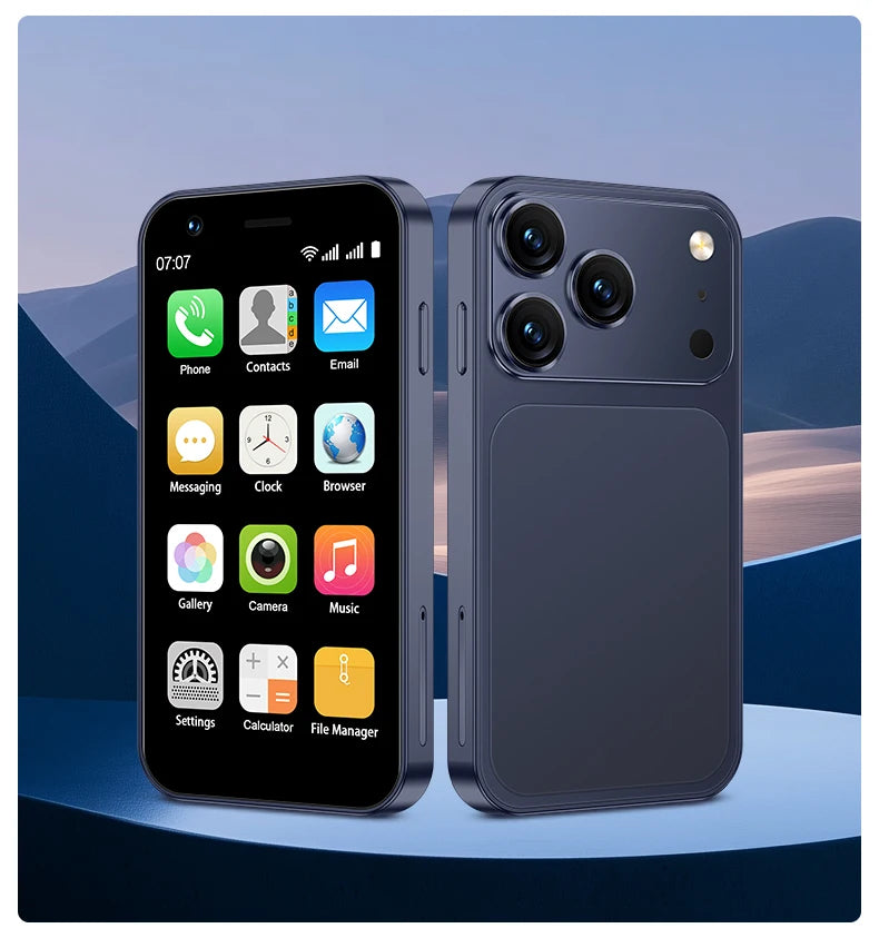 SERVO 18SE MINI Cute Android Smartphone 3G WCDMA Android OS Dual SIM Card Play Store Face Unlock Hotspot 3.0" Small Smart Phones