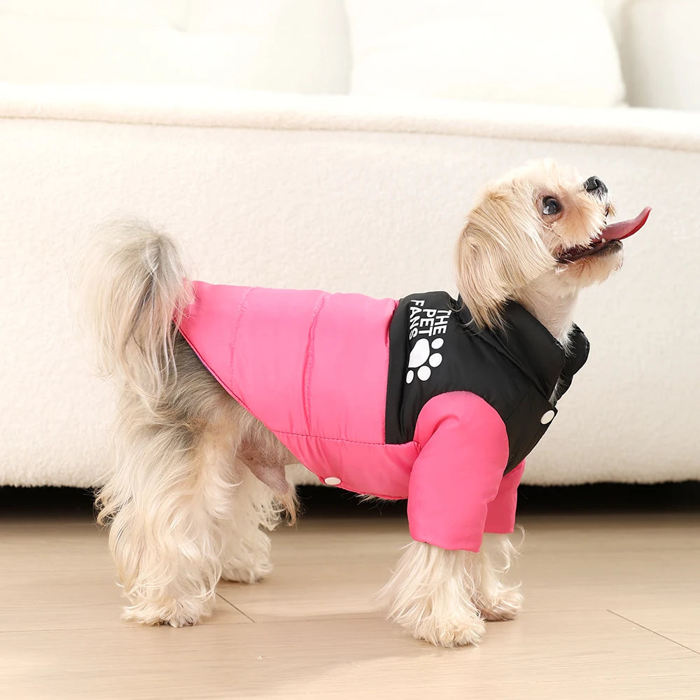 Reversible Pet Coat In Winter For Small Medium Dogs Cats Waterproof Pets Clothes Solid Warm Puppy Kitty Sphynx Chihuahua Jacket