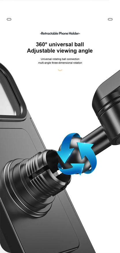 Waterproof 360° Swivel Phone Mount for Motorcycle/Bike – Adjustable Universal GPS Holder for Cellphones & Navigation Apps