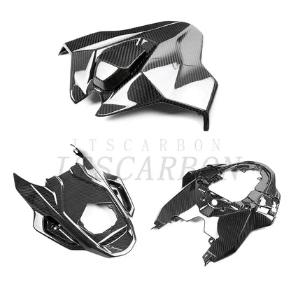 2025 For BMW S1000RR M1000RR 2023 2024 Pure Dry Carbon Fiber Winglets Rear Parts Fenders Tank Cover Fairing Kits