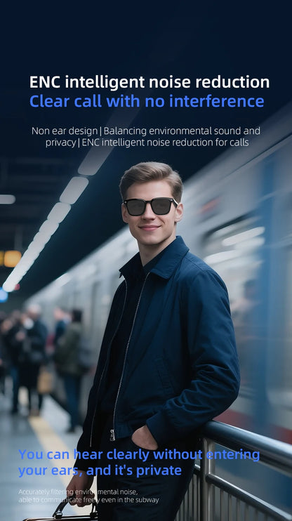 New Wifi AI Smart Glasses HD1080P Anti-shake Camera Video Glasses Voice Call Noise Reduction Wireless Bluetooth Headset Goggles