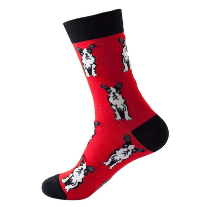 2024 Autumn and winter new socks female French plant series in high tide women's socks  designer socks