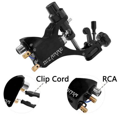 Rotary Tattoo Machine Tattoo Supplies Adjustable Stroke with Self-Locking Machine Handle Auto Lock 25mm Tattoo Grips