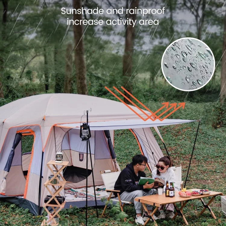 Sonuto Tent outdoor camping overnight two-bedroom portable thickened field awning camping equipment family gathering