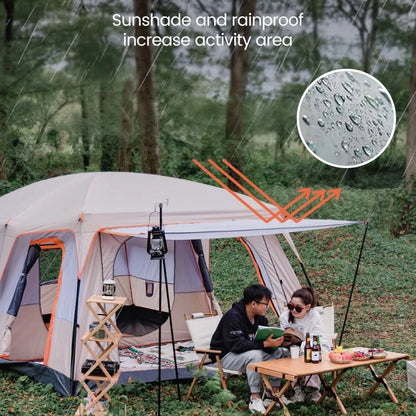 Sonuto Tent outdoor camping overnight two-bedroom portable thickened field awning camping equipment family gathering