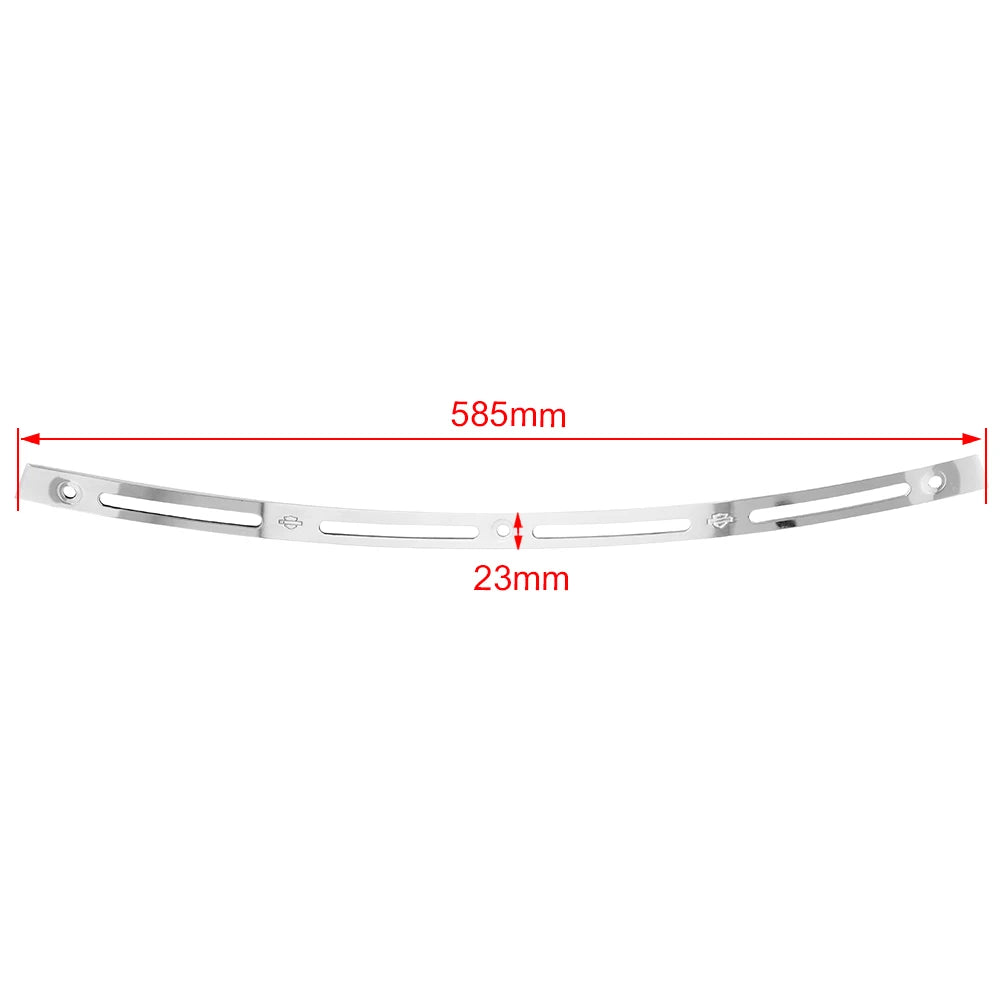 Motorcycle Chrome Batwing Fair Windshield Windscreen Trim Aluminum For Harley Touring Electra Street Tri Glide 1996-2013