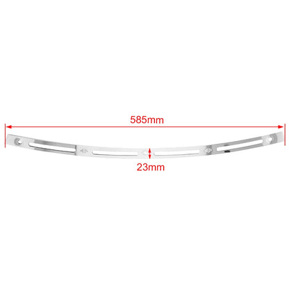 Motorcycle Chrome Batwing Fair Windshield Windscreen Trim Aluminum For Harley Touring Electra Street Tri Glide 1996-2013