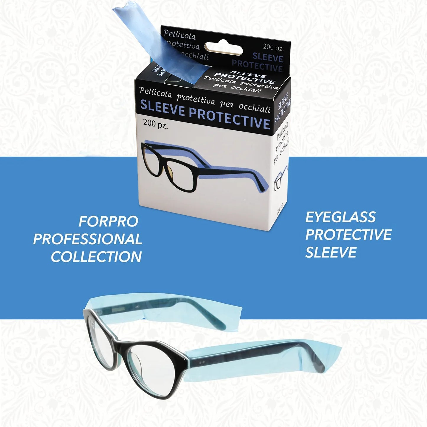 200ps/Box Disposable Glasses Leg Sleeves Cover Hairdressing DIY Barber Hair Coloring Styling Tool Eyeglasses Protector Accessory